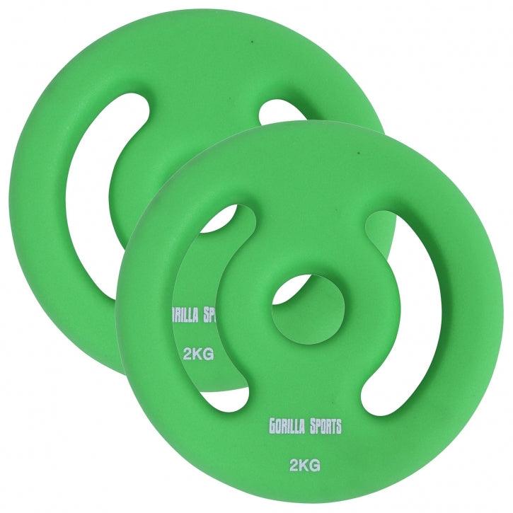 Neoprene Weight Plates Set 1 - 5 kg