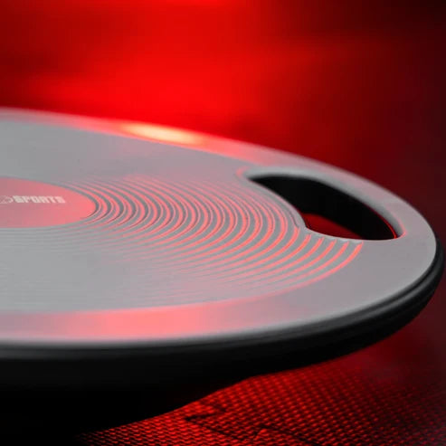 Balance Board with Handles in Black/Dark Gray