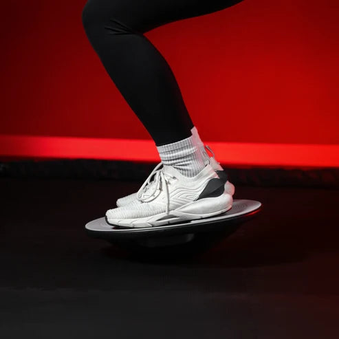Balance Board with Handles in Black/Dark Gray