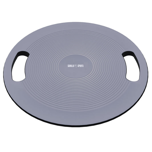 Balance Board with Handles in Black/Dark Gray