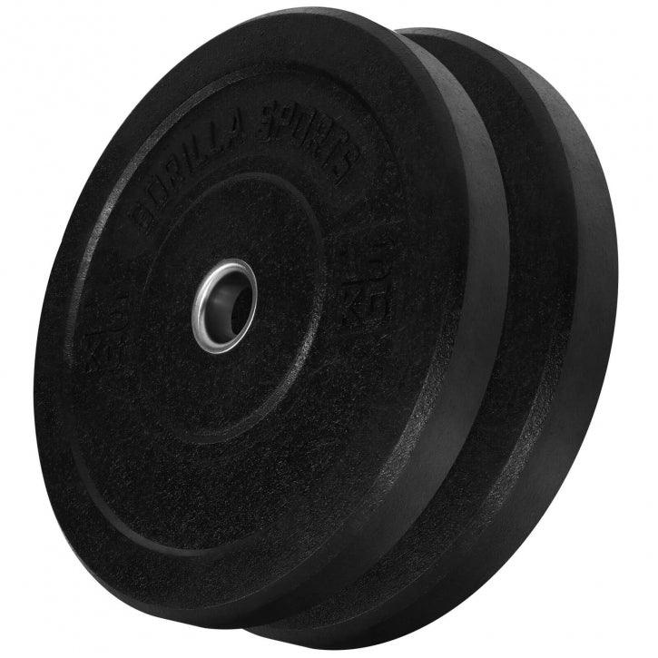 Rubber Coated Bumper Plates 5 - 25 kg