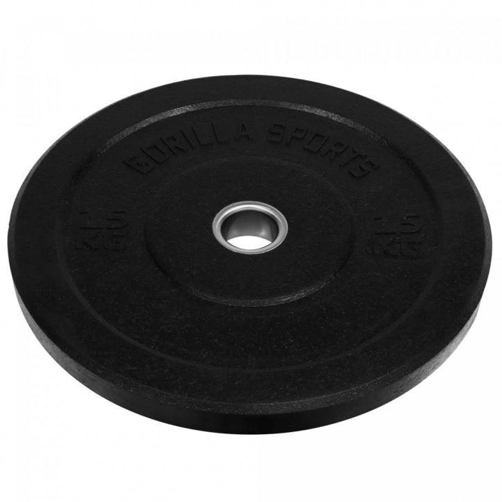 Rubber Coated Bumper Plates 5 - 25 kg
