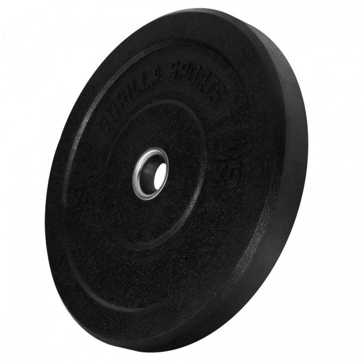 Rubber Coated Bumper Plates 5 - 25 kg