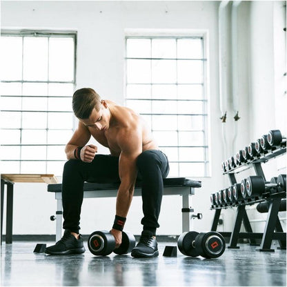 Rubber Coated Dumbbell 2.5 - 27.5 kg or in Set