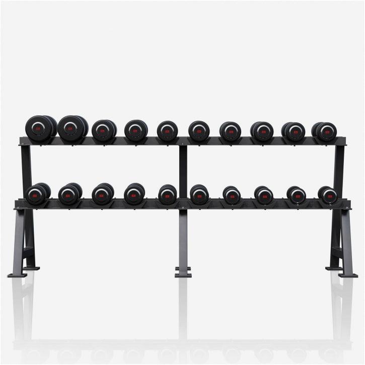 Rubber Coated Dumbbell 2.5 - 27.5 kg or in Set
