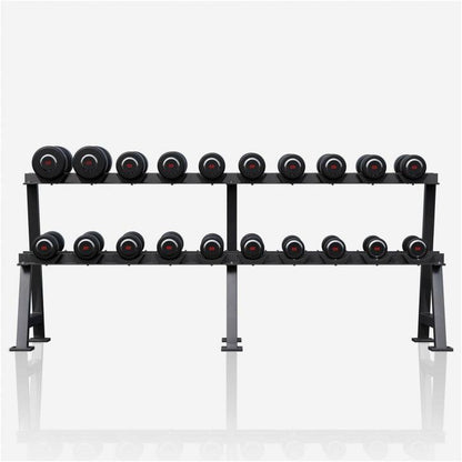 Rubber Coated Dumbbell 2.5 - 27.5 kg or in Set