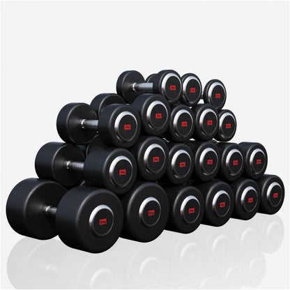 Rubber Coated Dumbbell 2.5 - 27.5 kg or in Set