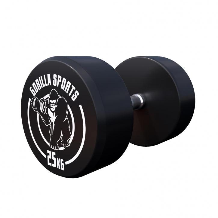 Rubber Dumbbell Set 2.5 - 27.5 kg or in Set