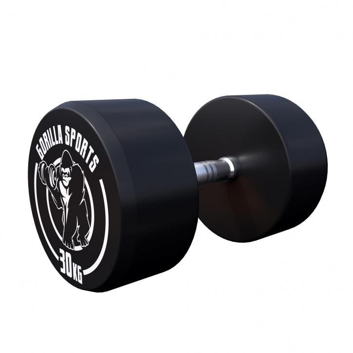Rubber Dumbbell Set 2.5 - 27.5 kg or in Set