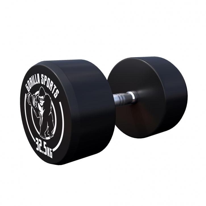 Rubber Dumbbell Set 2.5 - 27.5 kg or in Set