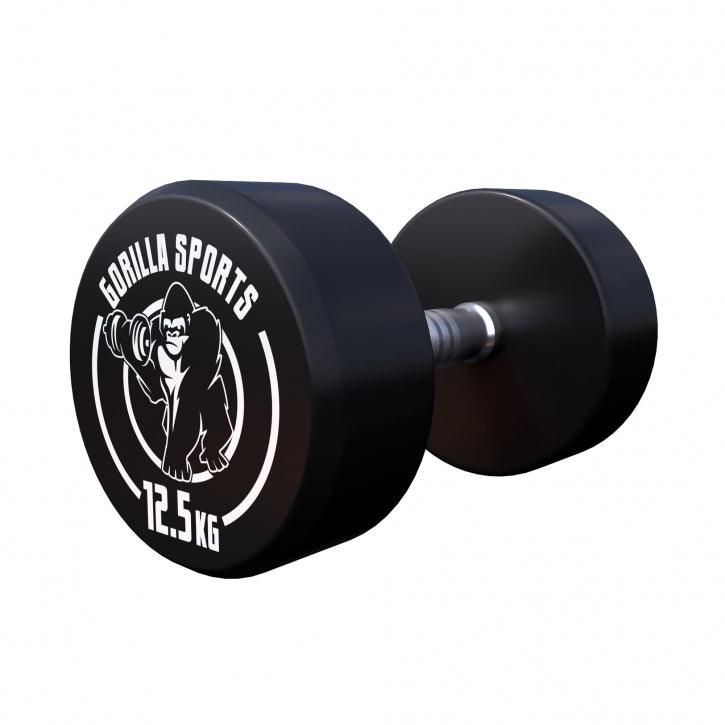 Rubber Dumbbell Set 2.5 - 27.5 kg or in Set