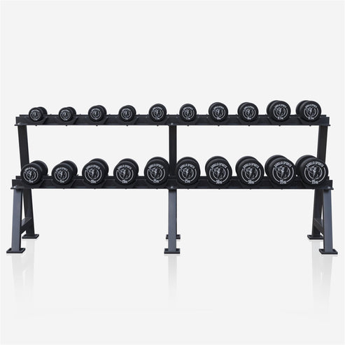 Rubber Dumbbell Set 2.5 - 27.5 kg or in Set