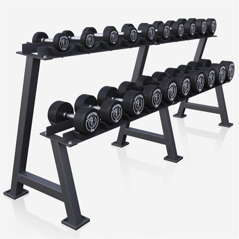 Rubber Dumbbell Set 2.5 - 27.5 kg or in Set