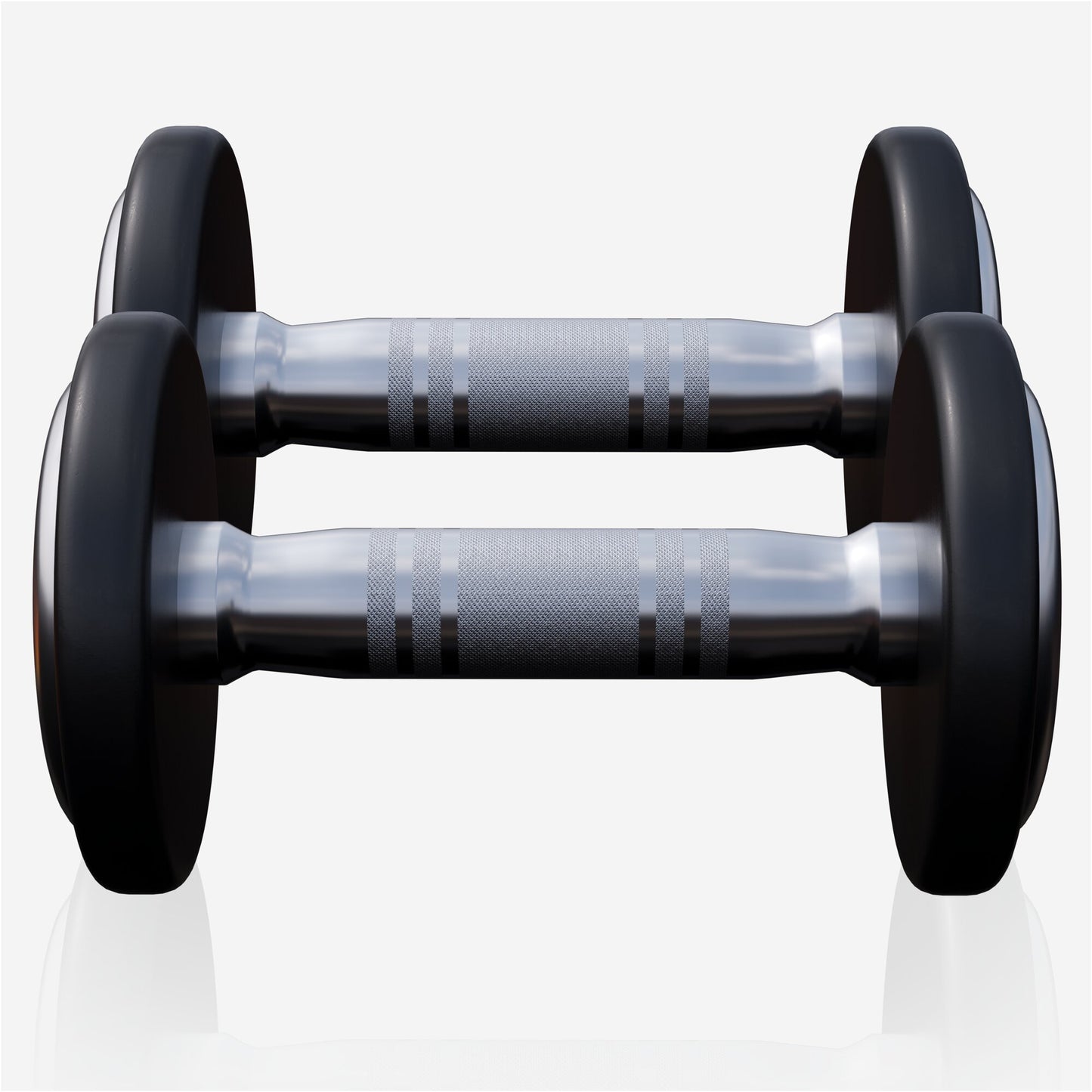 Rubber Coated Dumbbell 2.5 - 27.5 kg or in Set