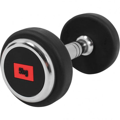 Rubber Coated Dumbbell 2.5 - 27.5 kg or in Set