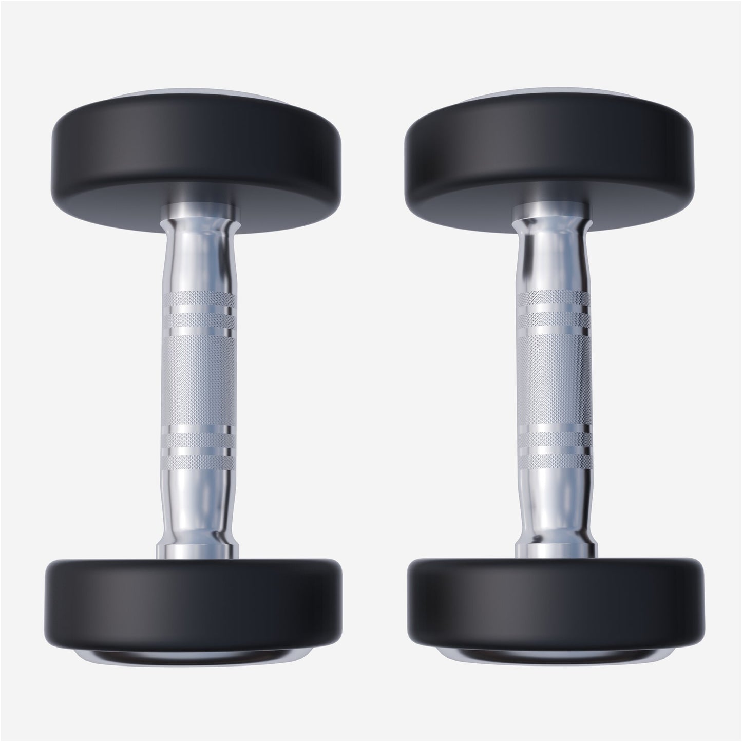 Rubber Coated Dumbbell 2.5 - 27.5 kg or in Set