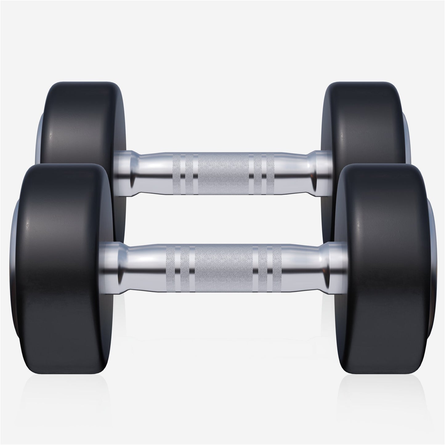 Rubber Coated Dumbbell 2.5 - 27.5 kg or in Set