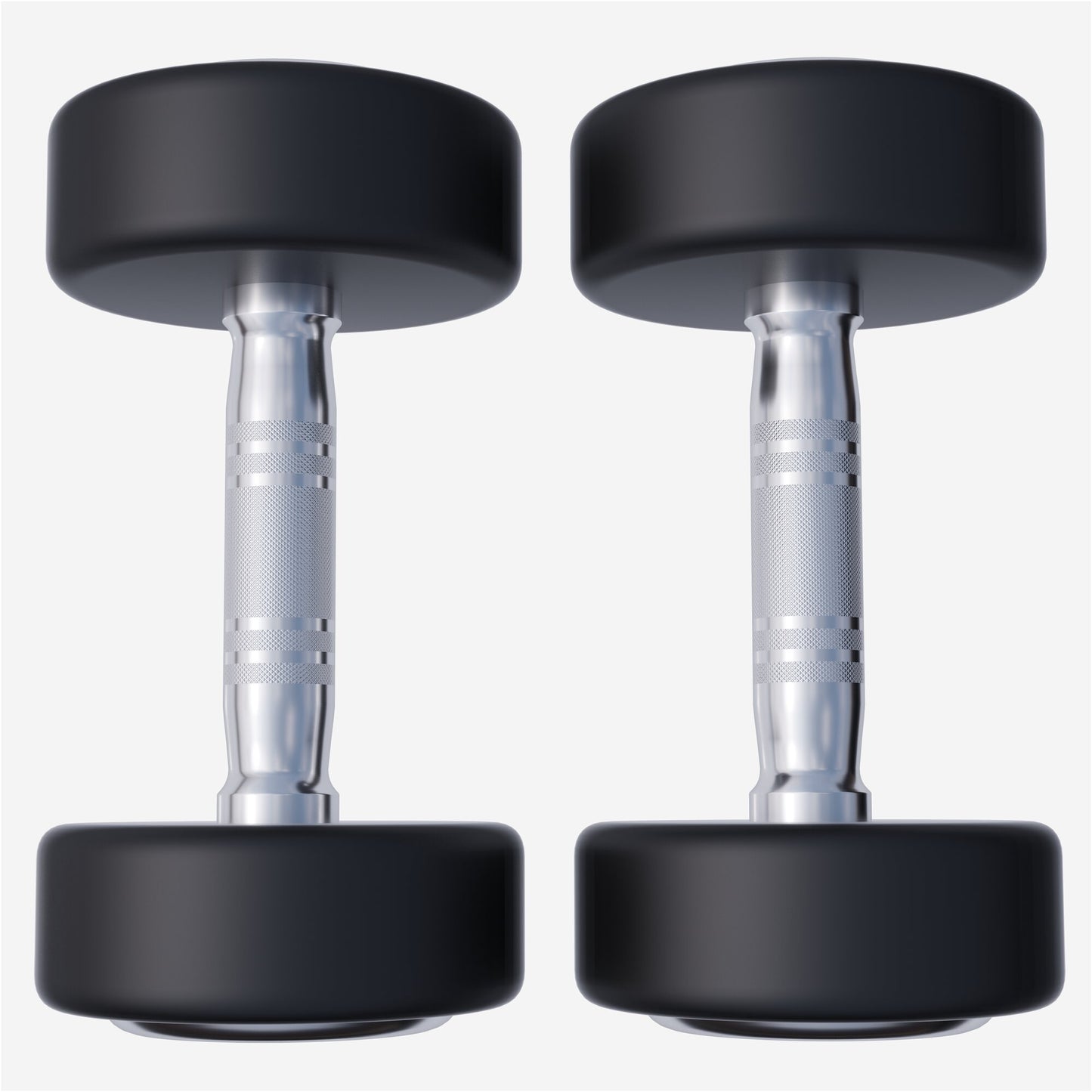 Rubber Coated Dumbbell 2.5 - 27.5 kg or in Set