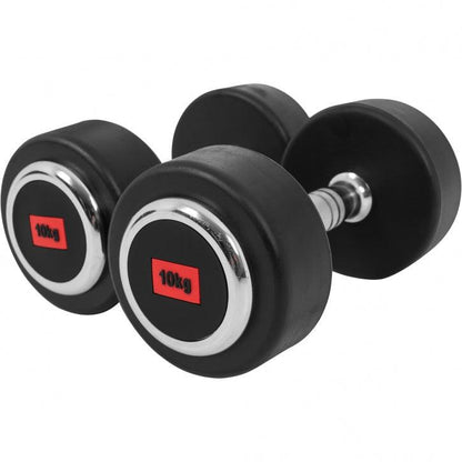 Rubber Coated Dumbbell 2.5 - 27.5 kg or in Set
