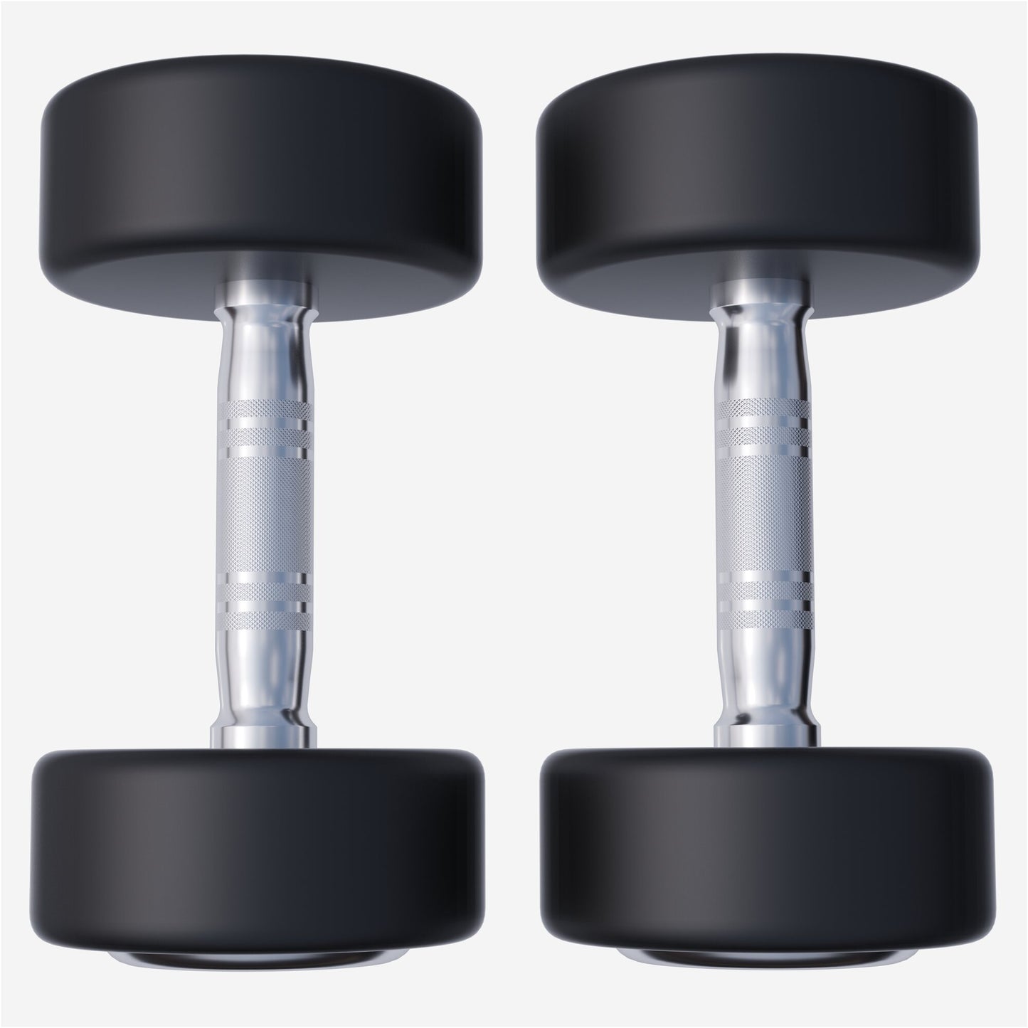 Rubber Coated Dumbbell 2.5 - 27.5 kg or in Set