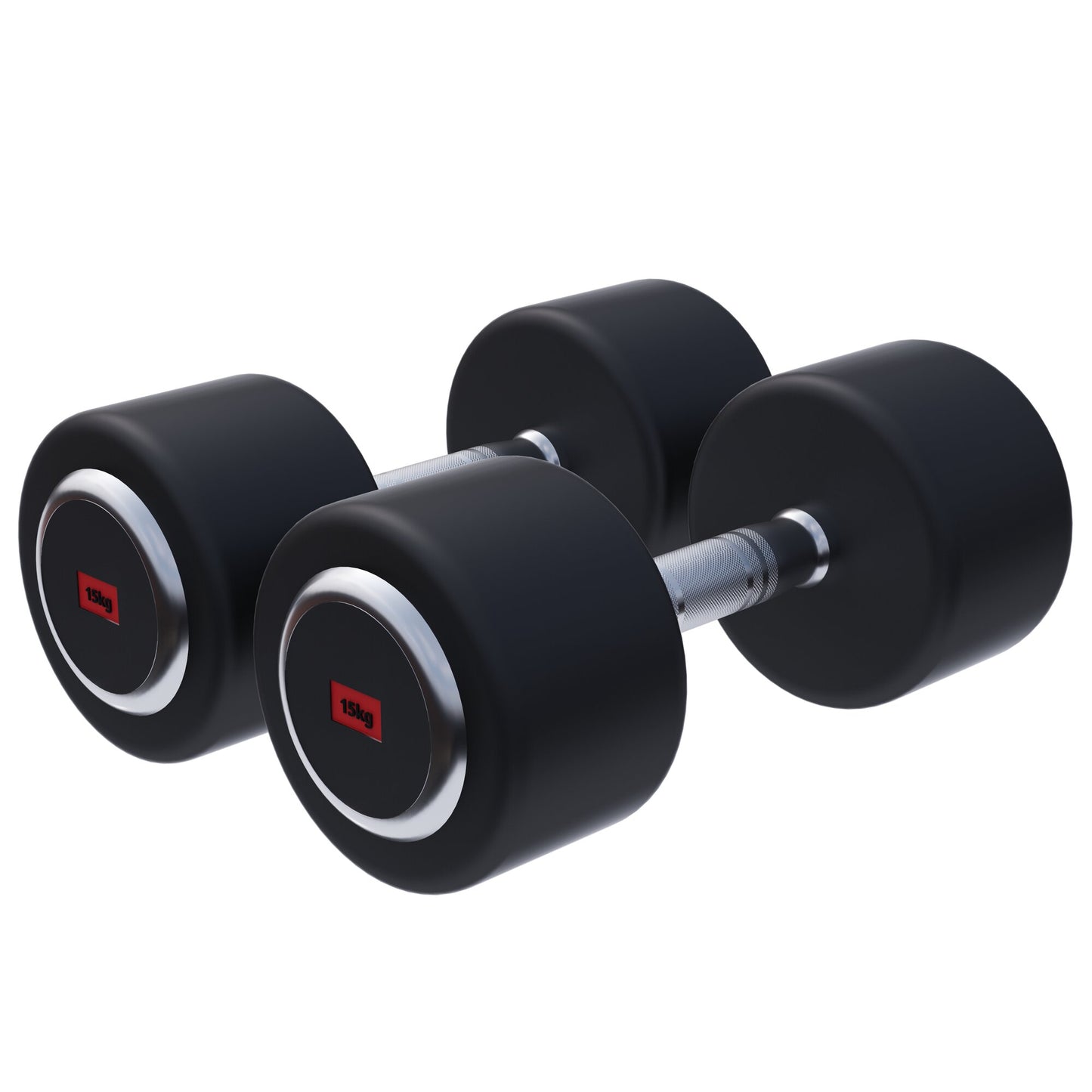 Rubber Coated Dumbbell 2.5 - 27.5 kg or in Set