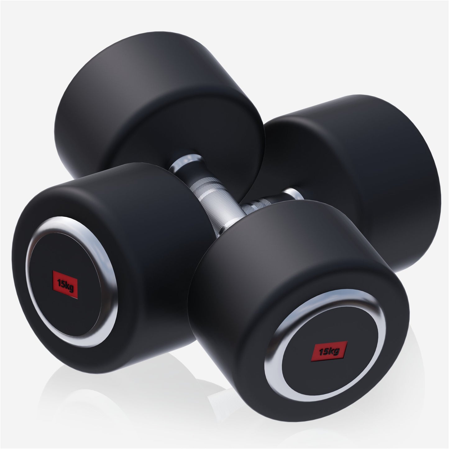 Rubber Coated Dumbbell 2.5 - 27.5 kg or in Set