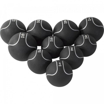 Rubber Medicine Ball 1 - 10 kg Non Slip