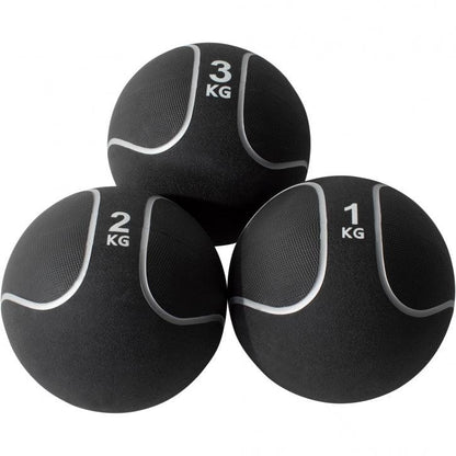 Rubber Medicine Ball 1 - 10 kg Non Slip