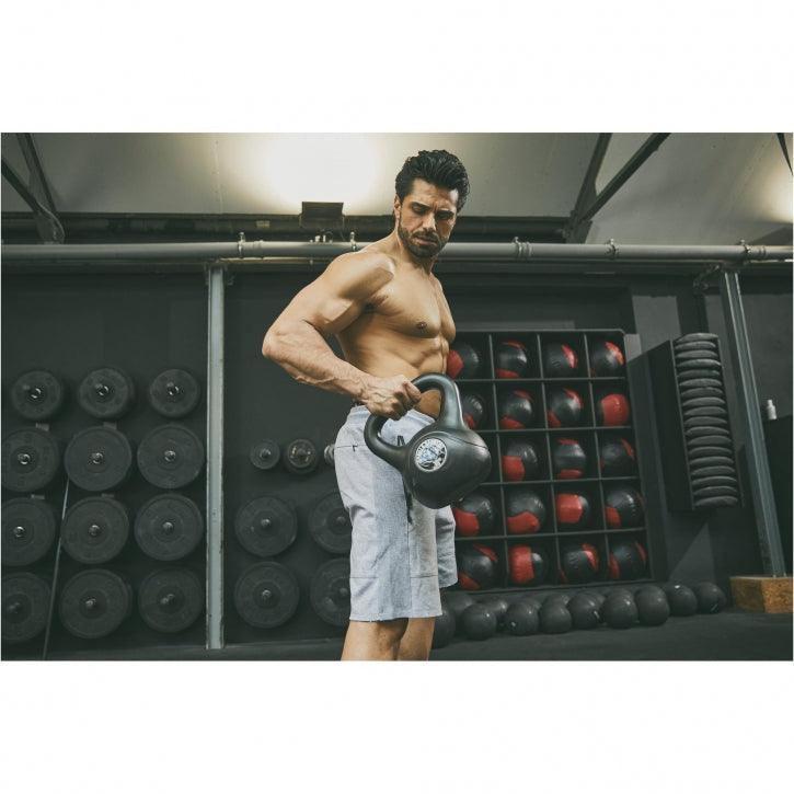 Plastic Coated Kettlebell 2-20 kg, Black