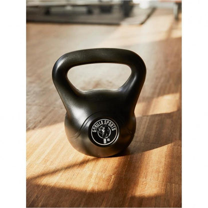 Plastic Coated Kettlebell 2-20 kg, Black