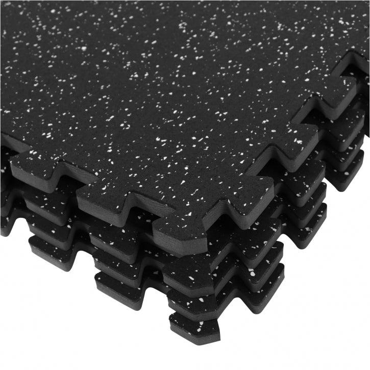 Rubber Gym Protection Mat (Set of 4 Parts + End Pieces)