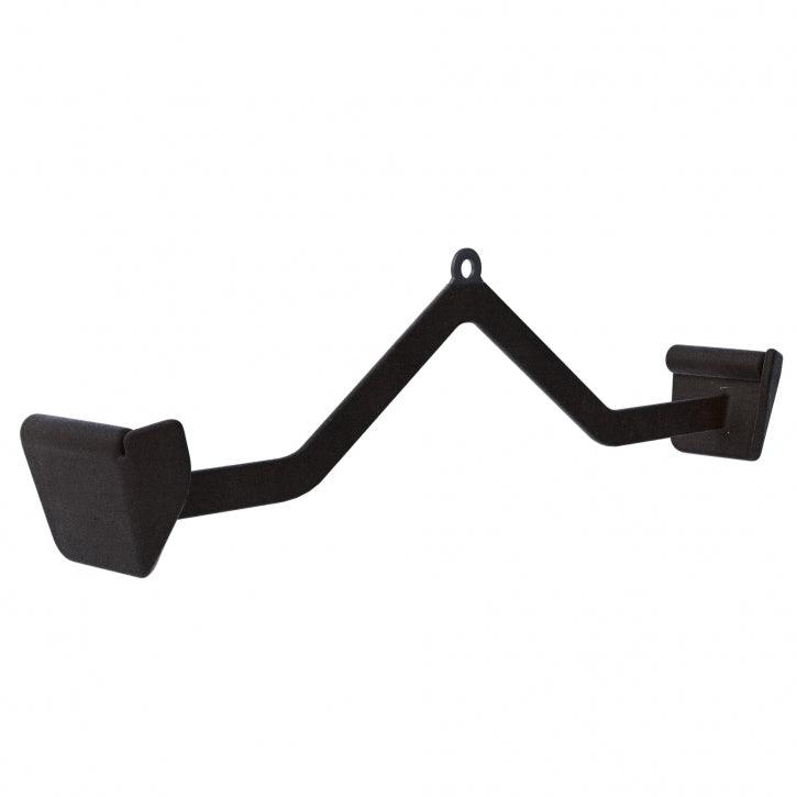 Rubber lat pull-down/rowing handle black – Gorilla Sports