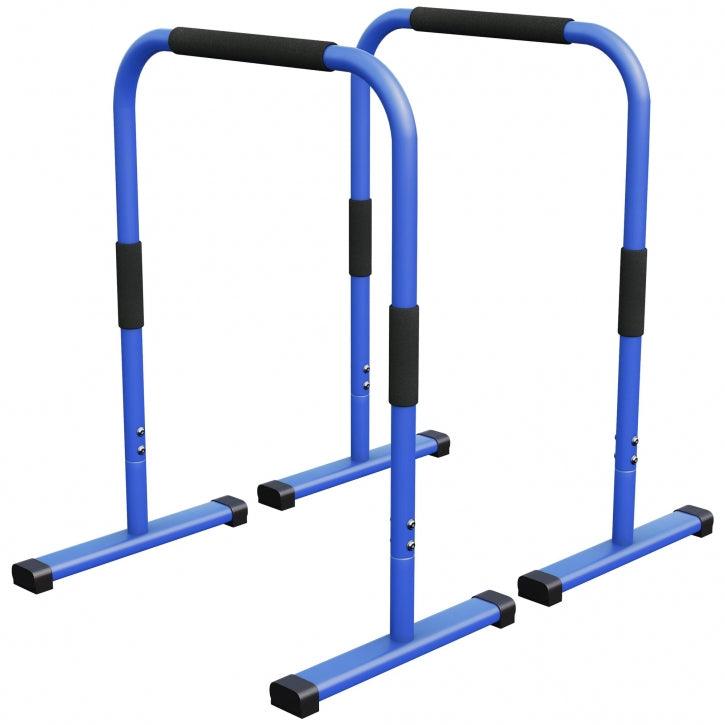 Push Up Stand Dip Bars Black/Red/Blue