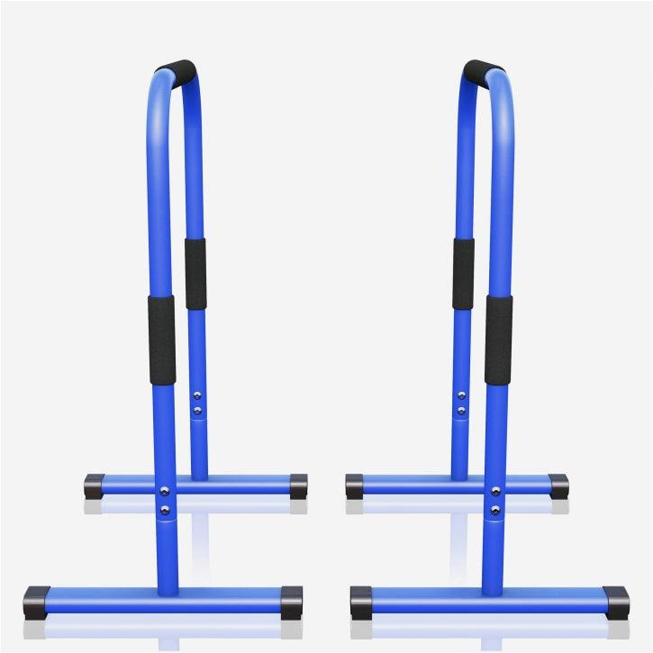 Push Up Stand Dip Bars Black/Red/Blue