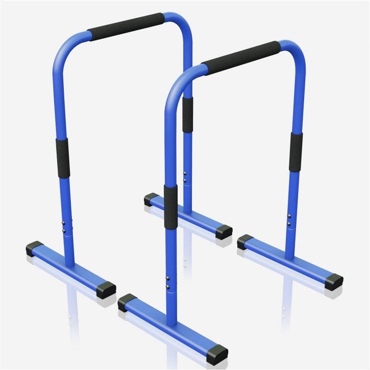 Push Up Stand Dip Bars Black/Red/Blue