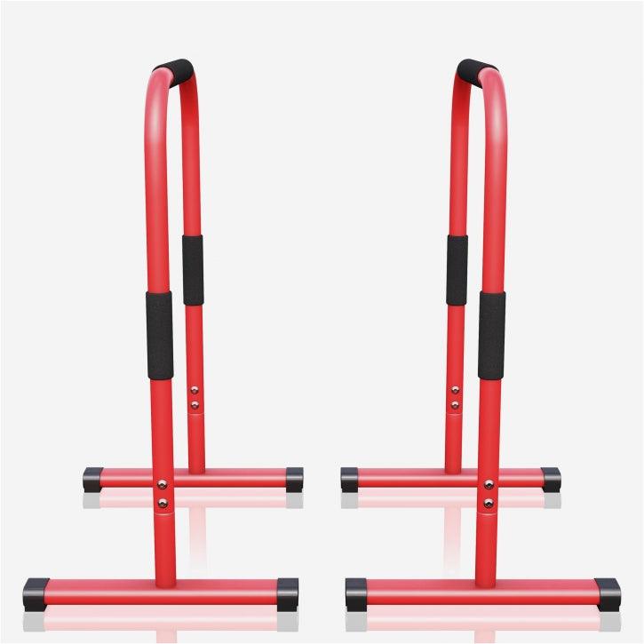 Push Up Stand Dip Bars Black/Red/Blue
