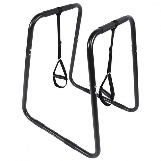 Push-Up Stand Bar with Handles Black