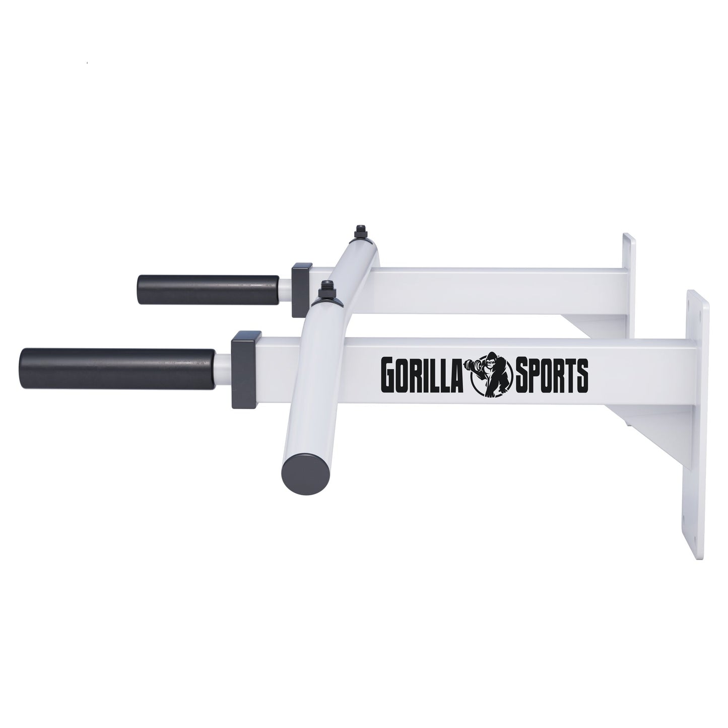 Pull-Up Set (Chin-Up Bar + Resistance Band), White/Black