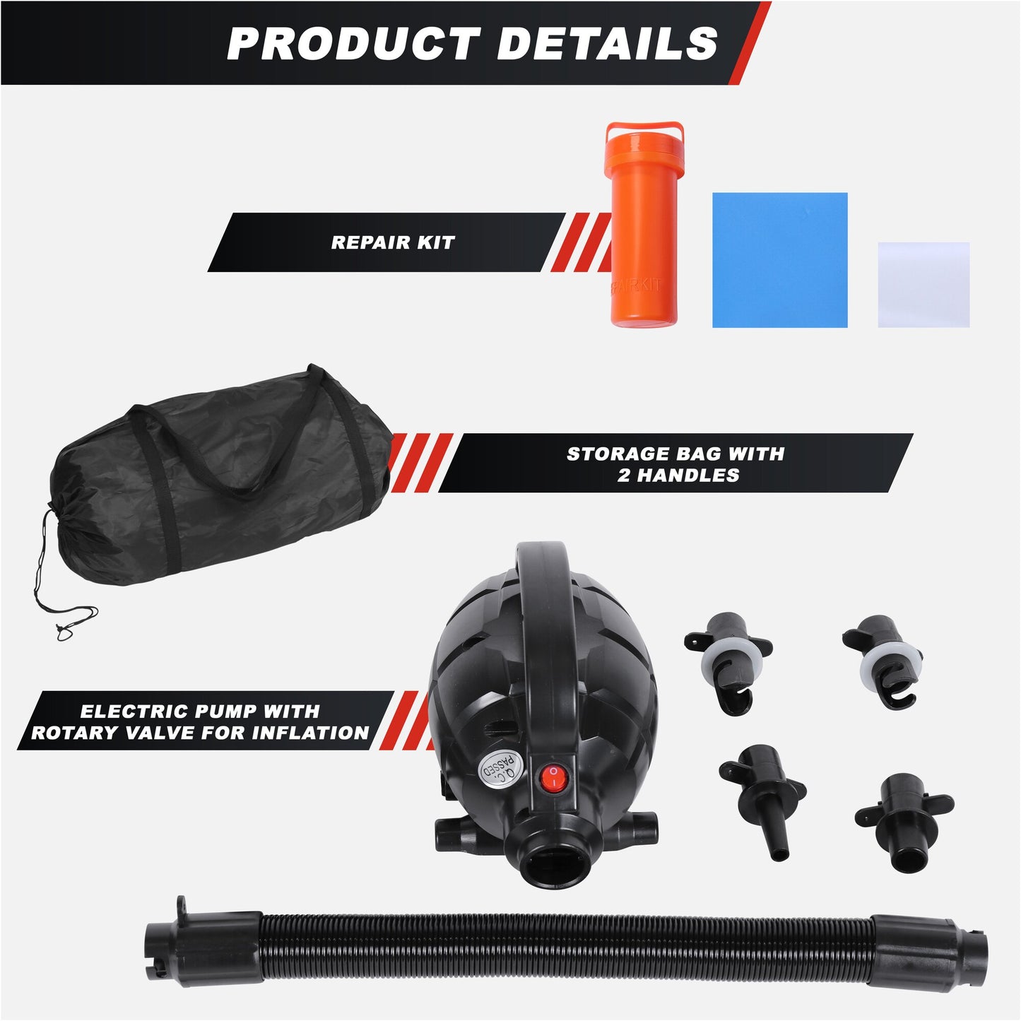 AirTrack in Different Sizes