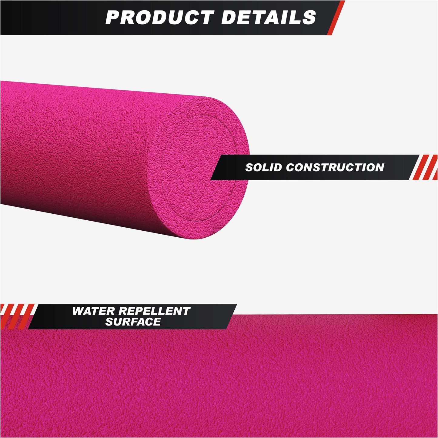 Pilates Roller 60/90 cm in Various Colors