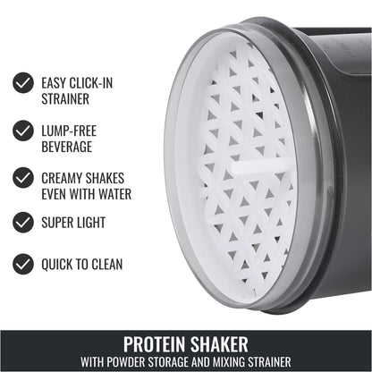 Protein Shaker 500 ml with Powder Compartment
