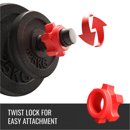 Cast Iron Dumbbell Set 15/20/25 kg