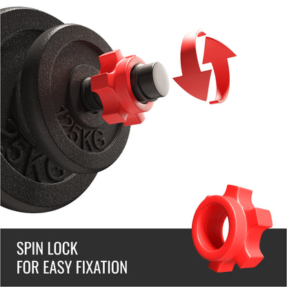 Cast Iron Dumbbell Set 15/20/25 kg