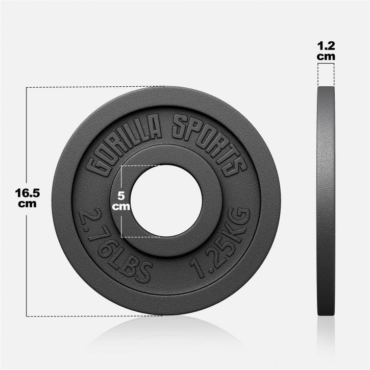 Cast Iron Olympic Weight Plate 1.25 - 25 kg