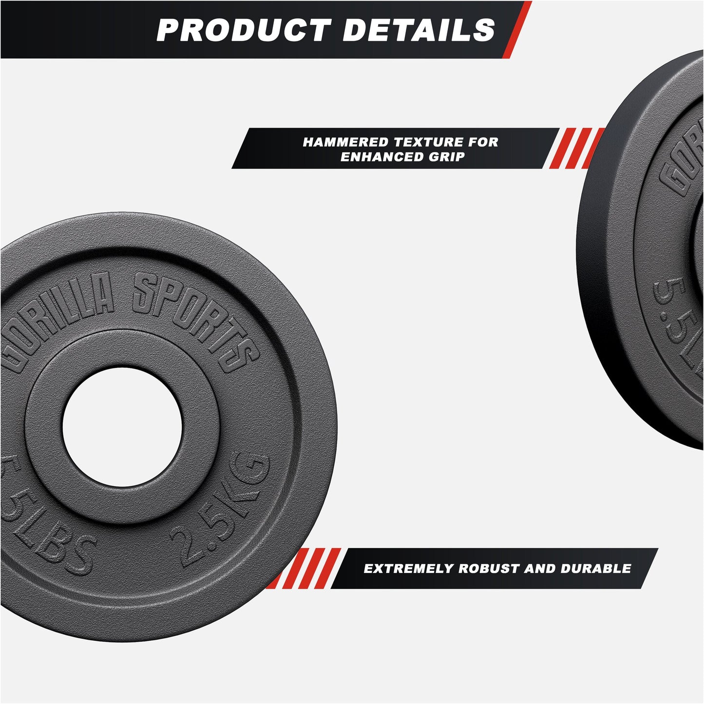 Cast Iron Olympic Weight Plate 1.25 - 25 kg