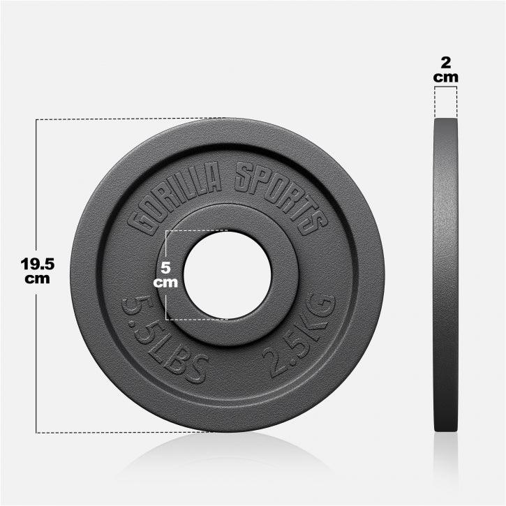 Cast Iron Olympic Weight Plate 1.25 - 25 kg
