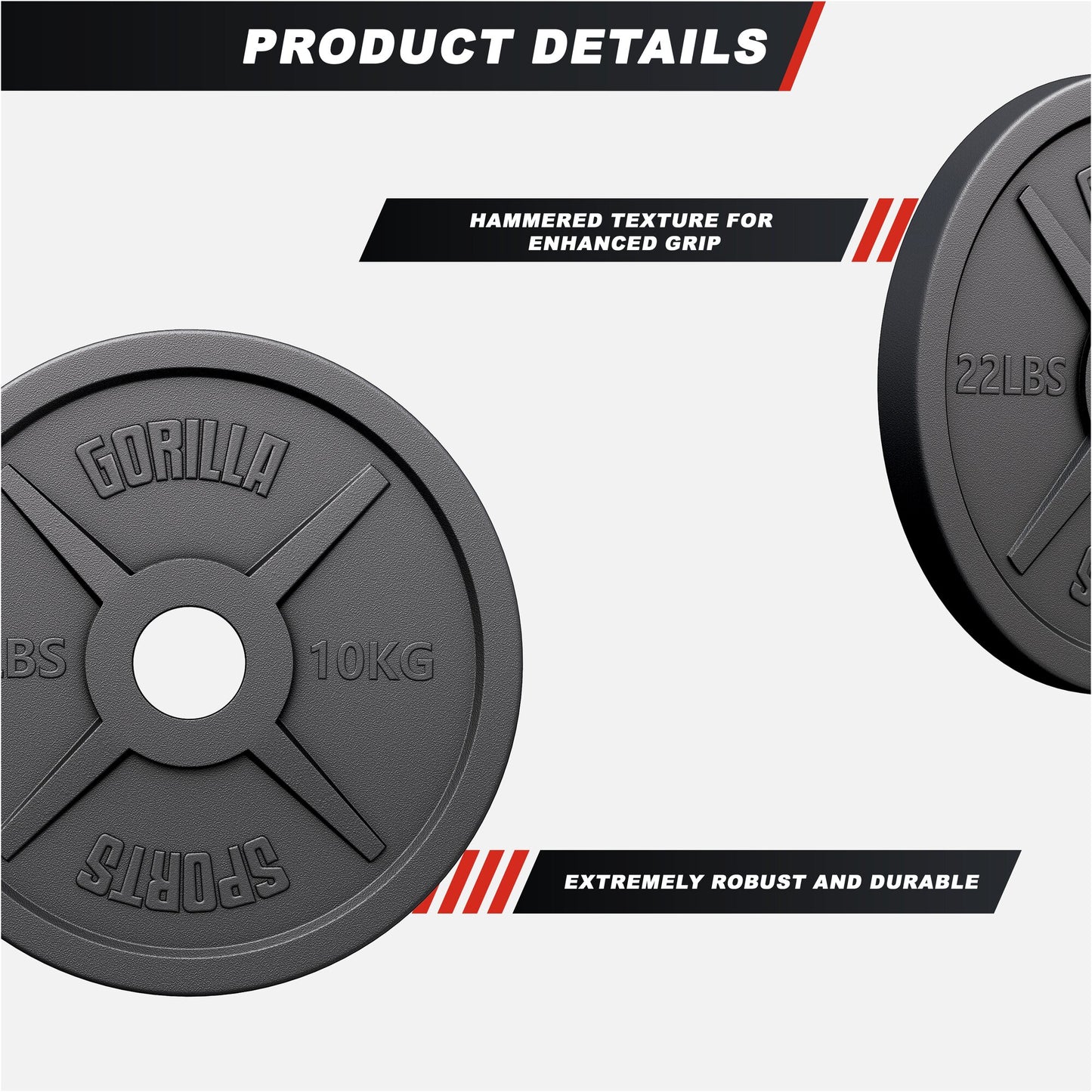 Cast Iron Olympic Weight Plate 1.25 - 25 kg