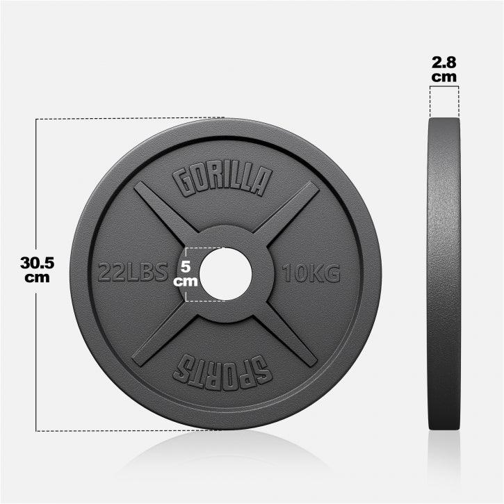 Cast Iron Olympic Weight Plate 1.25 - 25 kg