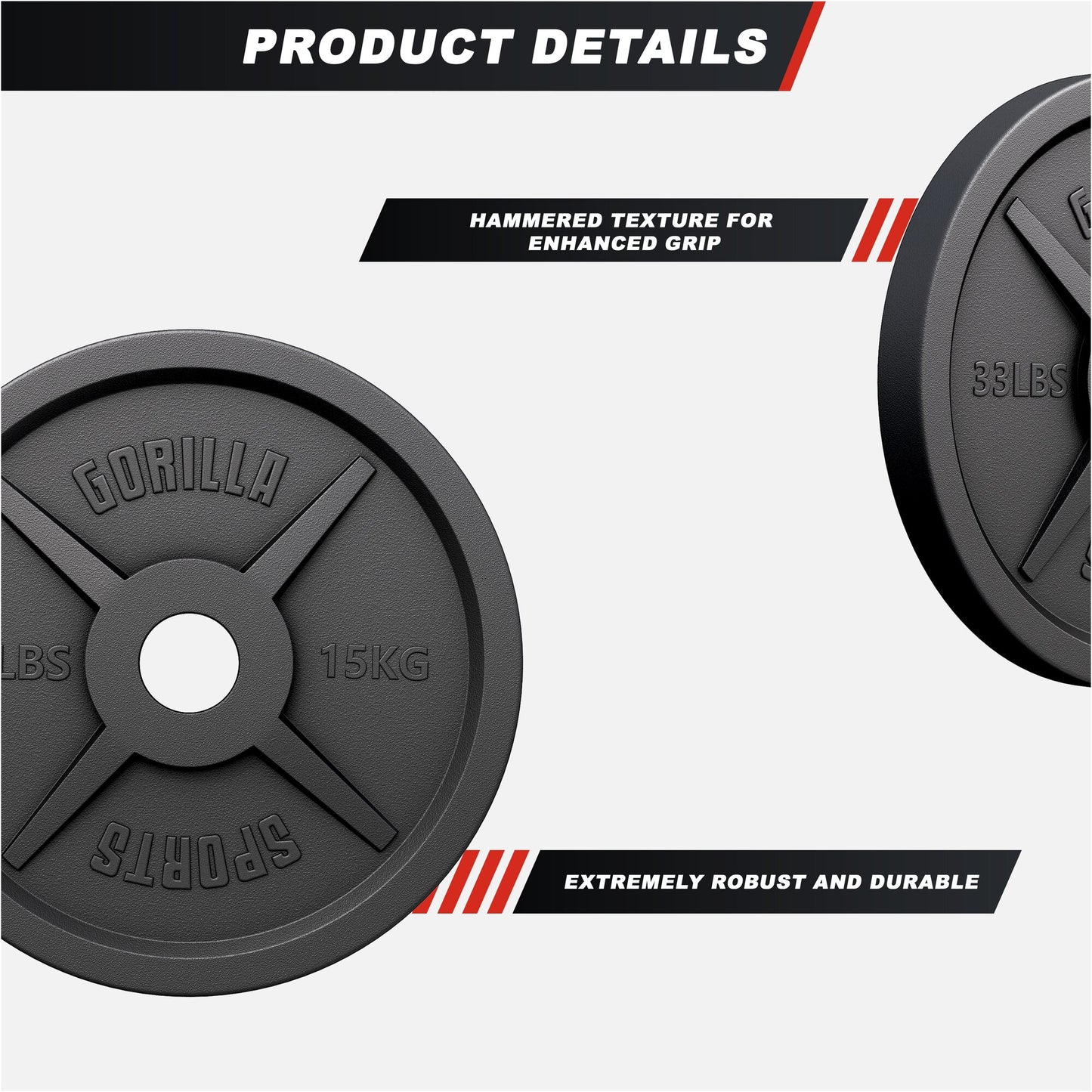 Cast Iron Olympic Weight Plate 1.25 - 25 kg