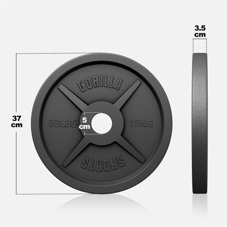 Cast Iron Olympic Weight Plate 1.25 - 25 kg